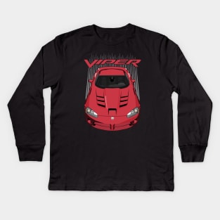 Viper SRT10-metallic red Kids Long Sleeve T-Shirt